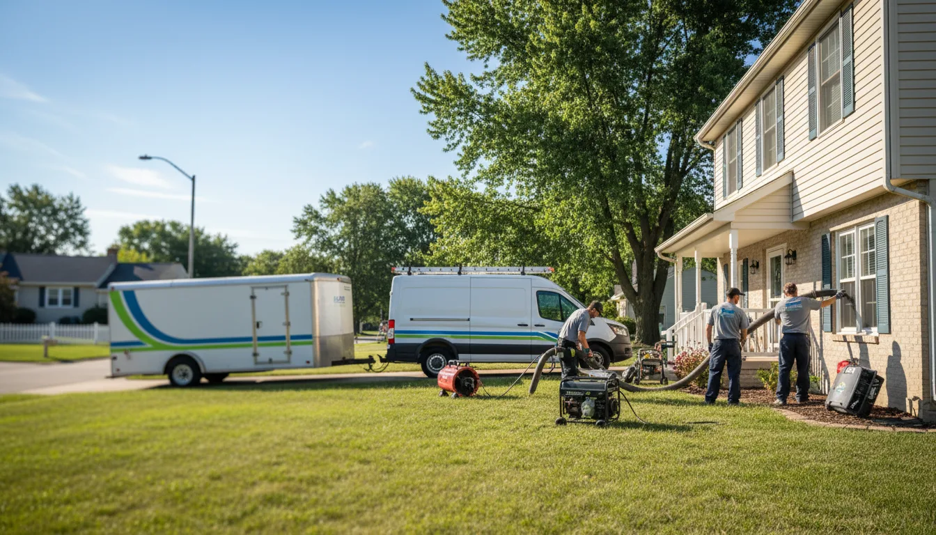 Flooded Basement Restoration And Cleanup With Repair in Williston, ND near me